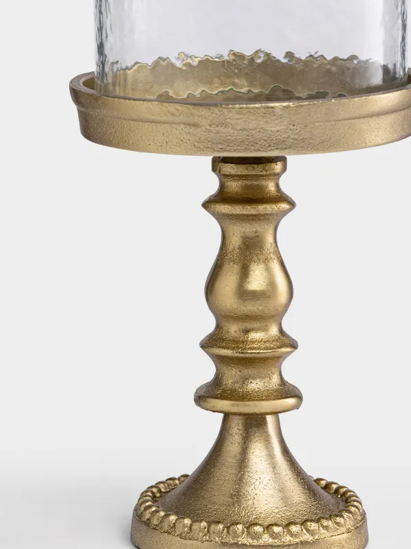 Подсвечник, 27 см, для одной свечи, Fantastic gold, image-1