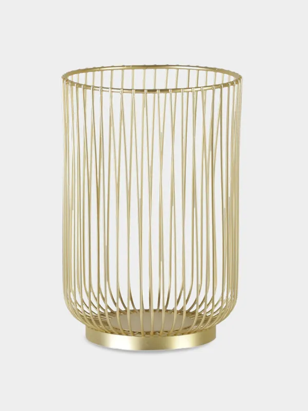 Подставка для кухонных принадлежностей, 18 см, металл, золотистая, Twist gold, image-1