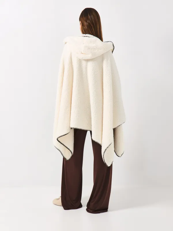 Пончо, молочное, Plush poncho, image-8