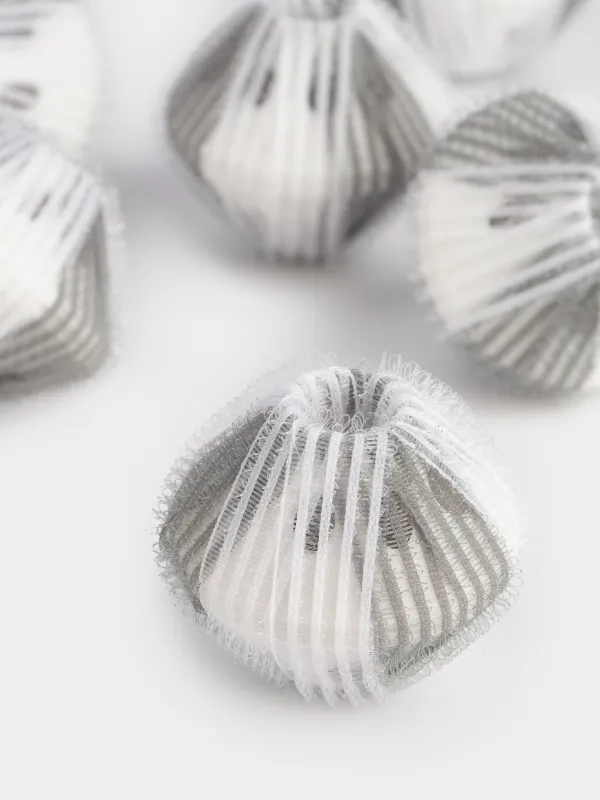Шарик для стирки, 5 см, 6 шт, с эффектом сбора шерсти, нейлон, серый, Washing ball, image-3