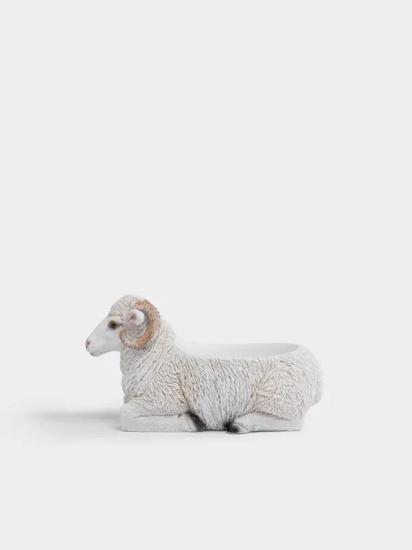 Конфетница, 21x11 см, Баран, Sheep beige, image-0