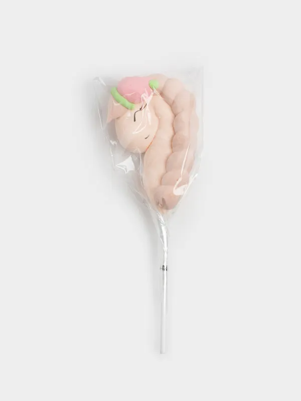 Маршмеллоу, 17 гр, на палочке, бежевое, Ваниль, Единорог в колпаке, Sweet life, image-4