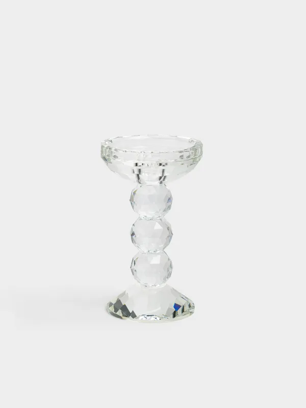 Подсвечник, 16 см, для цилиндрической/тонкой свечи, Lux crystal, image-0
