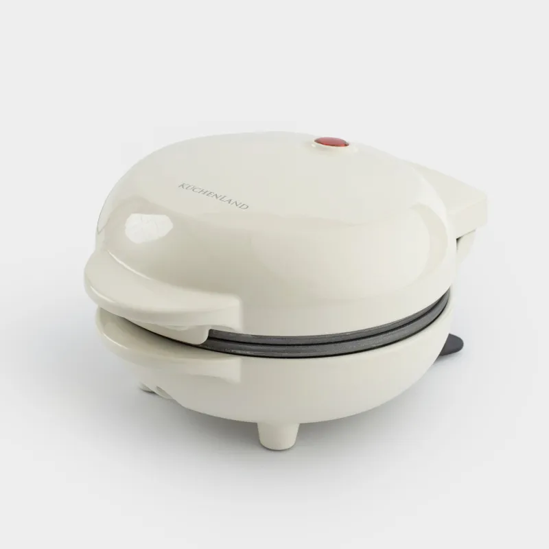 Вафельница, электрическая, 550 Вт, бакелит/металл, бежевая, Снежинка, Laneri