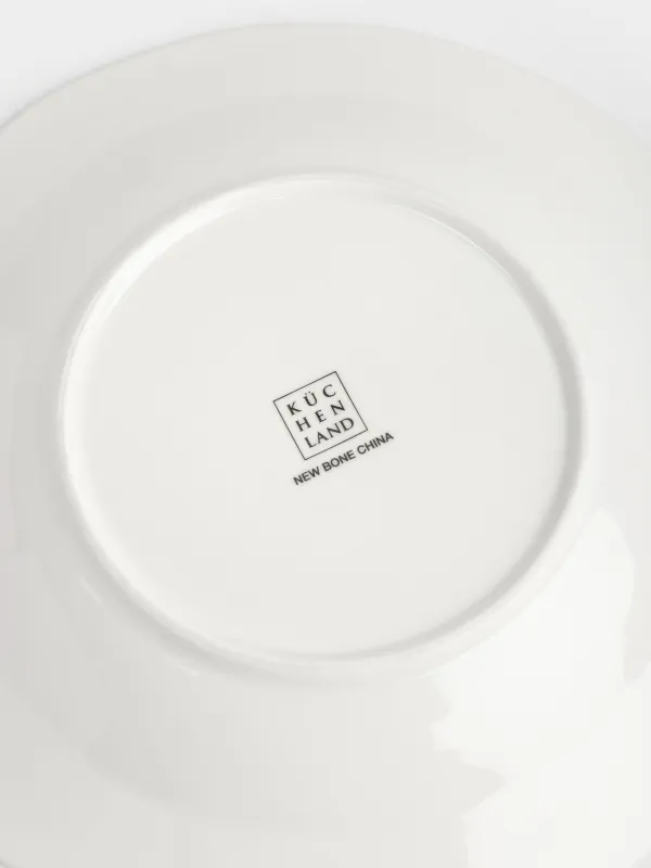 Сервиз обеденный, 6 перс, 18 пр, фарфор N, белый, Нежные цветы, El floria, image-7