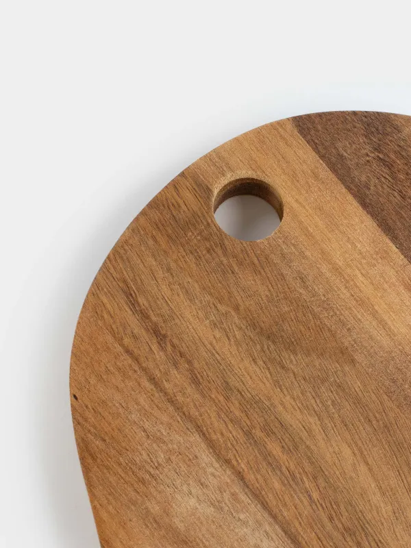 Доска разделочная, 30x23 см, дерево, Noble tree, image-3