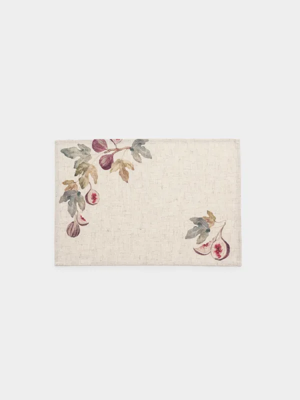 Салфетка под приборы, 30х45 см, Инжиры на ветках, Fruits garden, image-0