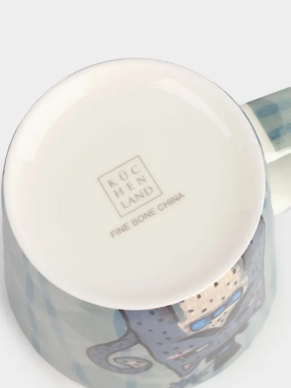 Кружка, 450 мл, Кот с усами, Cat, image-3