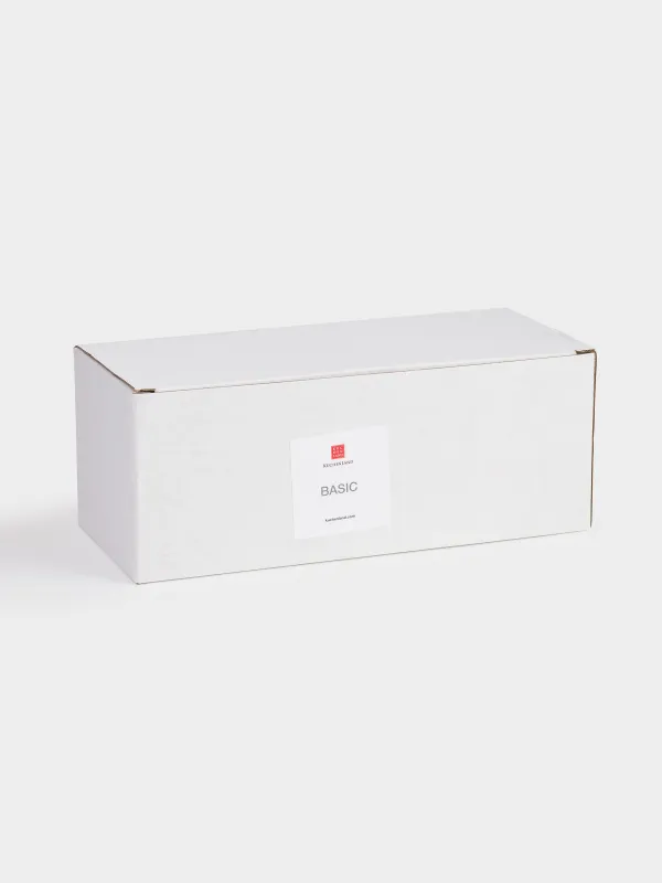 Контейнер с ватными дисками/палочками/шариками, 23х8 см, 3 отд, с крышкой, пластик, Basic, image-3