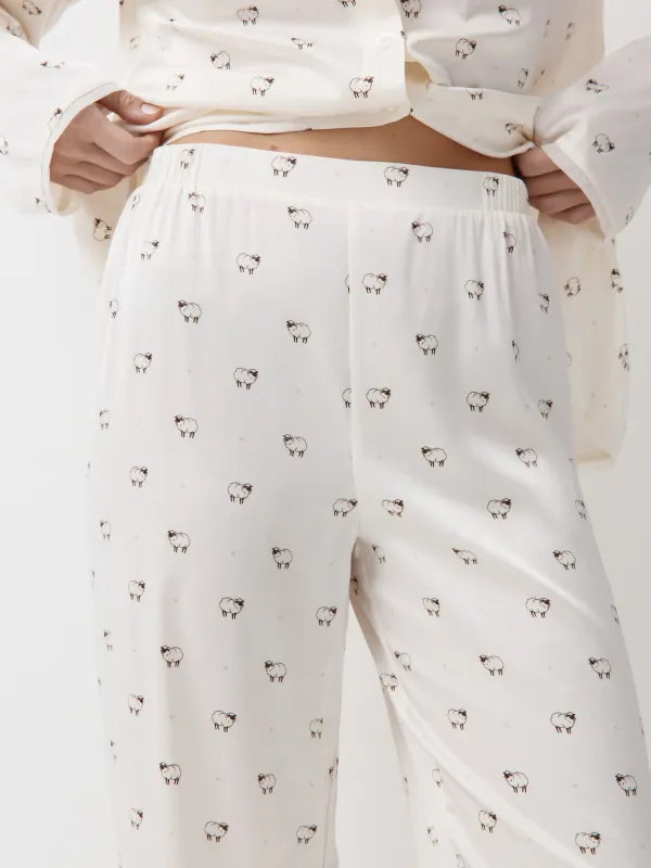 Брюки с принтом Овечки, Luanne, image-1