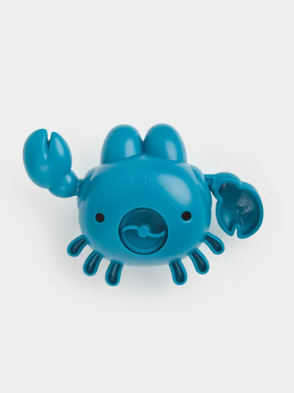 Игрушка для купания, 13 см, заводная, пластик, синяя, Плавающий краб, Underwater, image-2