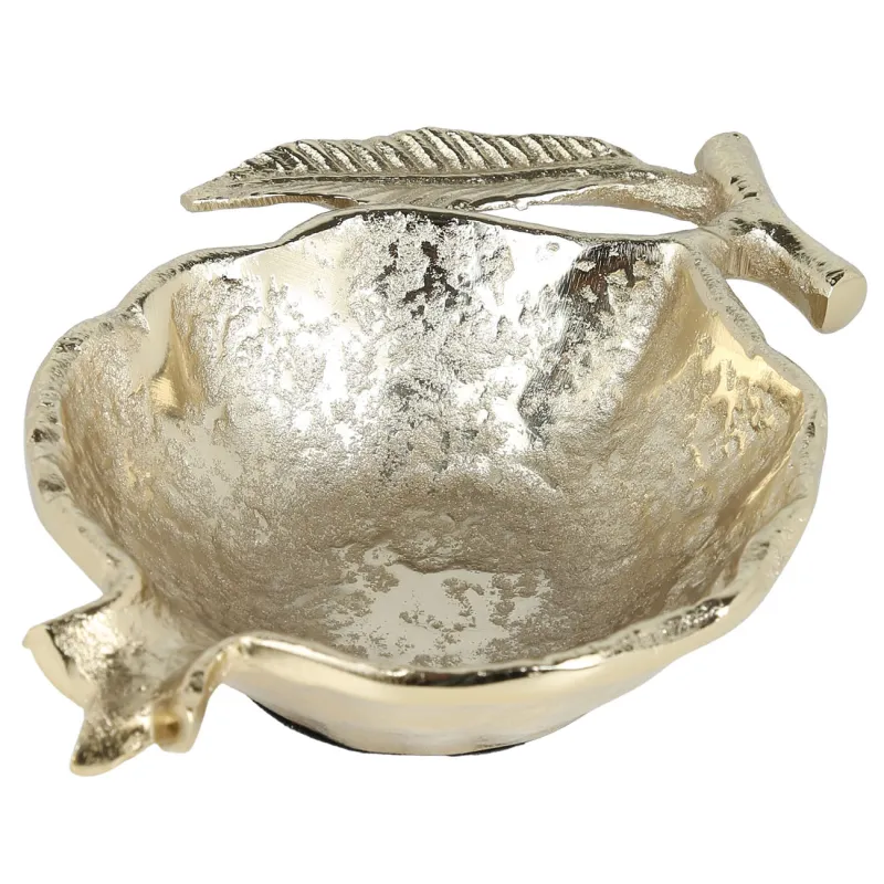 Блюдо декоративное, 19х14 см, металл, золотистое, Гранат, Fantastic gold, image-0