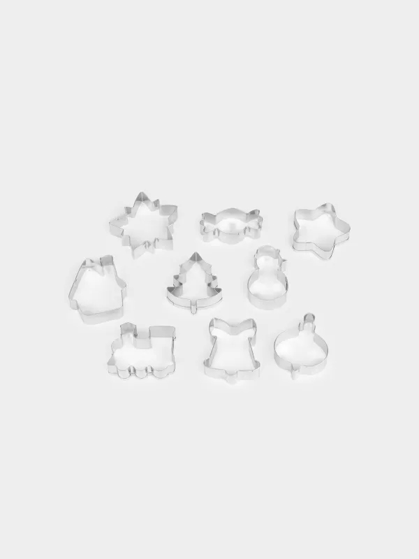 Набор форм для печенья, 9 шт, сталь, Новогодние фантазии, Bakery NY, image-1