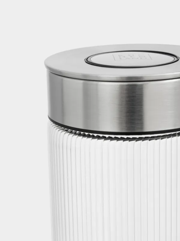 Банка для сыпучих продуктов, 700 мл, с вакуумной крышкой, Ribby steel, image-2