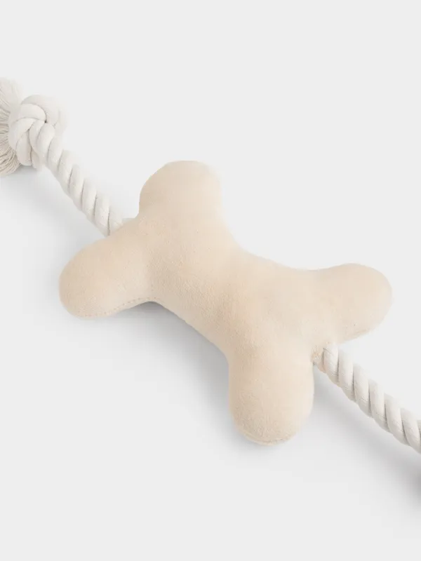 Игрушка для собак, с пищалкой, Кость, Frisky pet, image-1