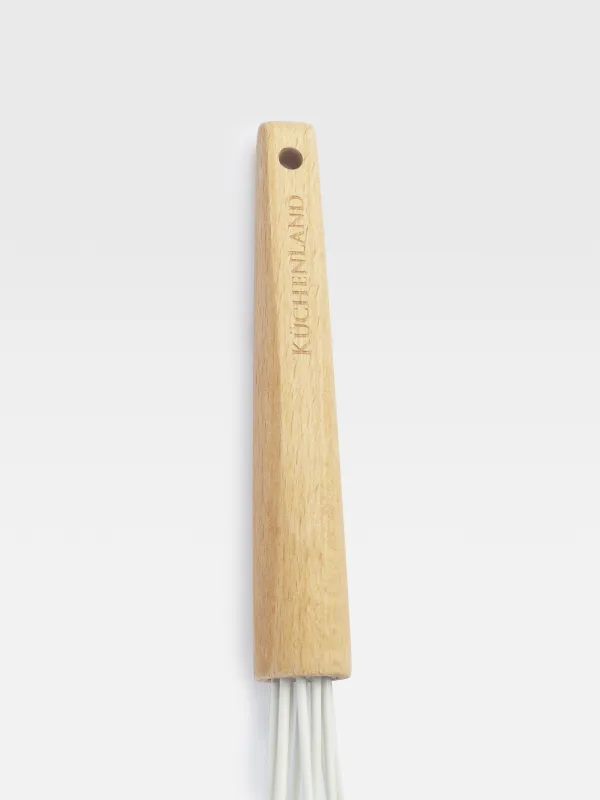 Венчик, 31 см, силикон/дерево, бежевый, Provence , image-2