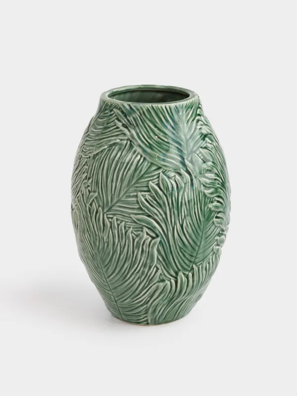 Ваза для цветов, 23 см, керамика, Tropical, image-0