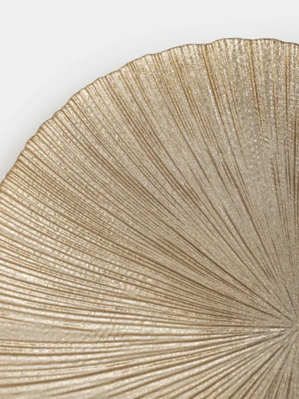 Тарелка обеденная, 28 см, стекло, шампань, Angle, image-2