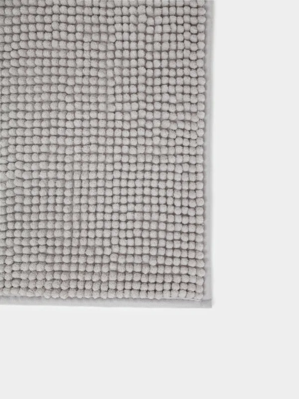 Коврик, 50х80 см, полиэстер, серый, Hillock, image-1