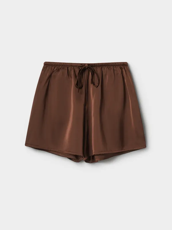 Шорты домашние, коричневые, Derin, image-5