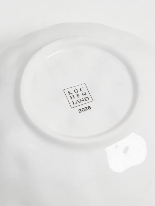 Салатник, 21х8 см, 1 л, керамика, Лошадка с елкой, Сhristmas green, image-3