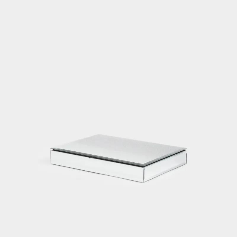 Шкатулка для украшений, 25х18 см, стекло, зеркальная, Actress