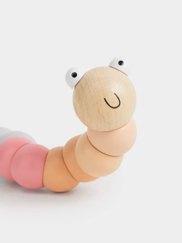 Игрушка, 17 см, дергунчик, Гусеница, Kiddy, image-2
