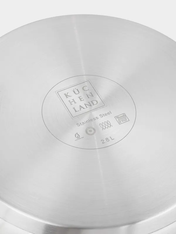 Кастрюля, 20 см, 2,8 л, с крышкой, Egoist lite, image-4