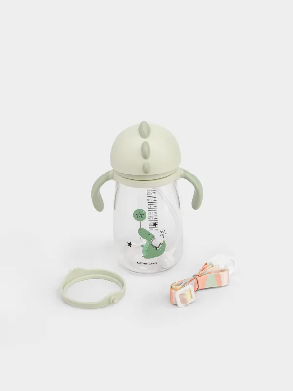 Бутылка-поильник, детская, 360 мл, тритан, зеленая, Динозаврик, Dino, image-3