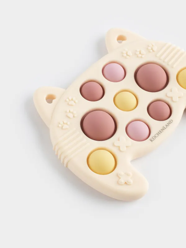 Игрушка развивающая, 10х8 см, Кот-игровой пульт, Pop-it, image-4