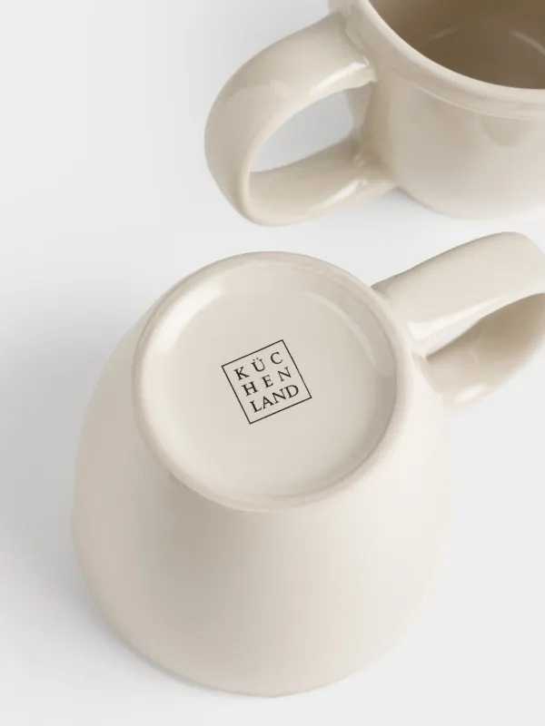 Кружка, бежевая, Ceramo classic, image-3