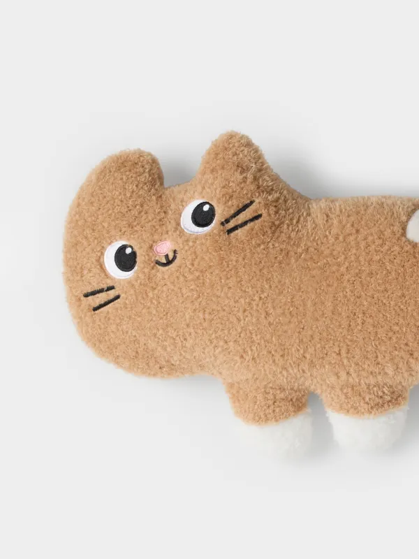Подушка декоративная, бежевая, Cat, image-1