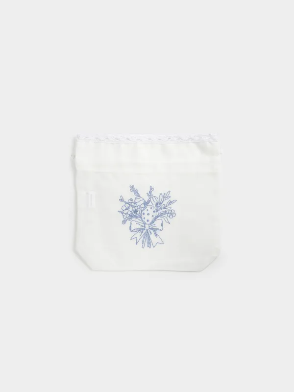 Мешочек для кулича, 25x24 см, с кружевом, полиэстер, белый, Пасхальный букет, Tradition Easter, image-4