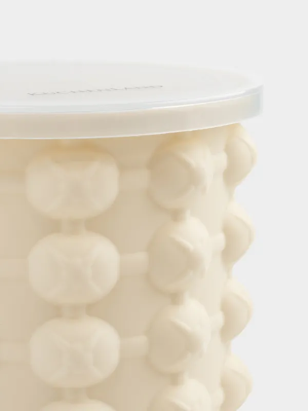 Форма для льда, 11х10 см, 40 отд, с крышкой, силикон/пластик, молочная, Soft kitchen, image-5