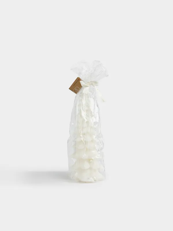 Свеча, 9х25 см, с блестками, Елка, Fir candle, image-2