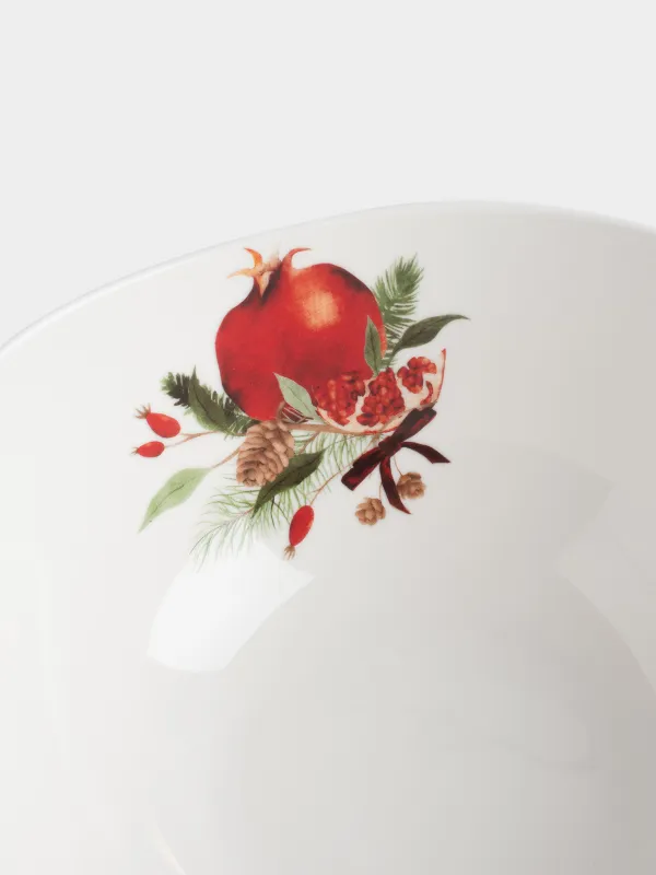 Салатник, 20х9 см, Гранаты, Christmas miracle, image-2