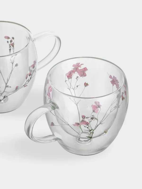 Кружка, 250 мл, 2 шт, с сухоцветами, Air decor, image-2
