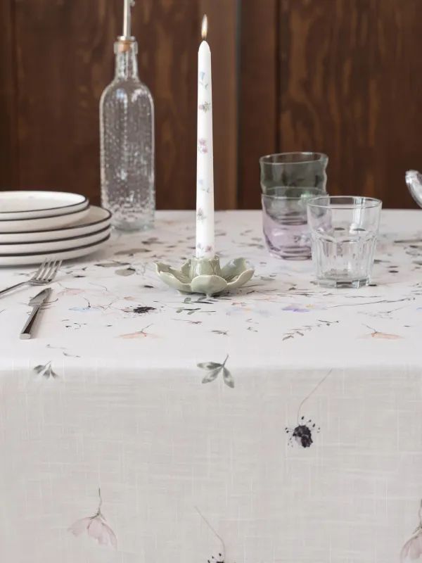 Скатерть, 170х250 см, полиэстер, молочная, Весенние цветы, Flowery, image-5