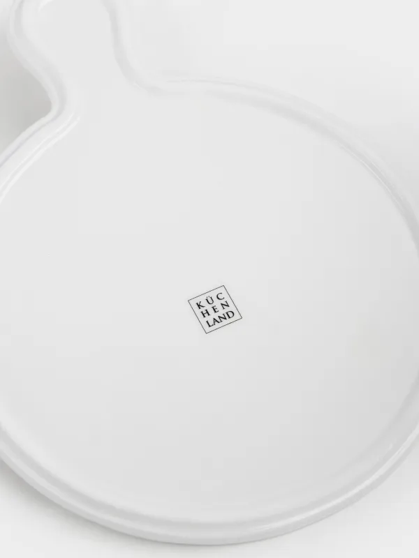 Подставка под горячее, 23х18 см, с ручкой, керамика/пробка, белая, Птичка, Paradise garden, image-5