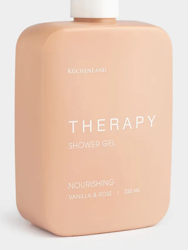 Гель для душа, 350 мл, питательный, Ваниль/Роза, Therapy, image-1