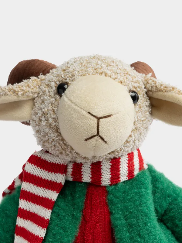Изделие декоративное, 33 см, Баран в куртке, Cute sheep, image-1
