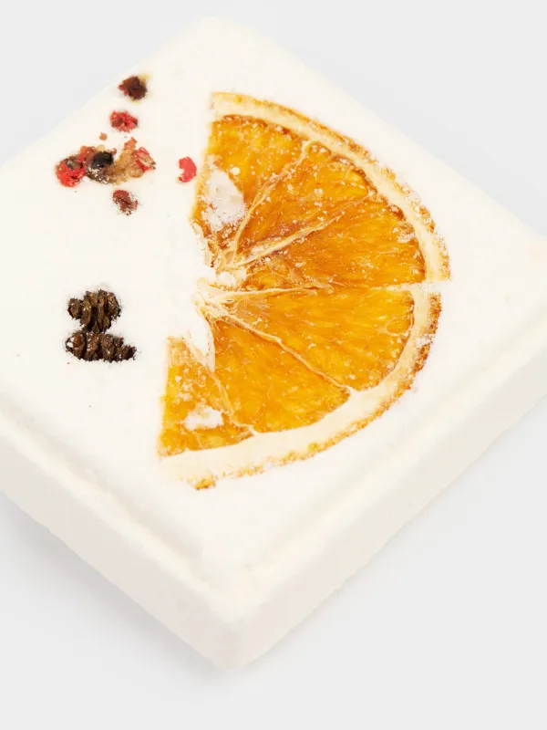 Бомбочка для ванны, 100 гр, белая, Красный апельсин и корица, Апельсин, Body spa, image-2