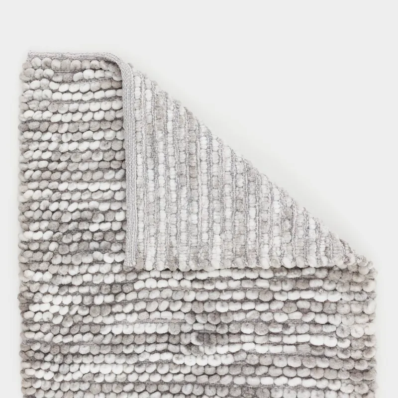 Коврик, 60х100 см, полиэстер/хлопок, серый, Bubbles, image-6