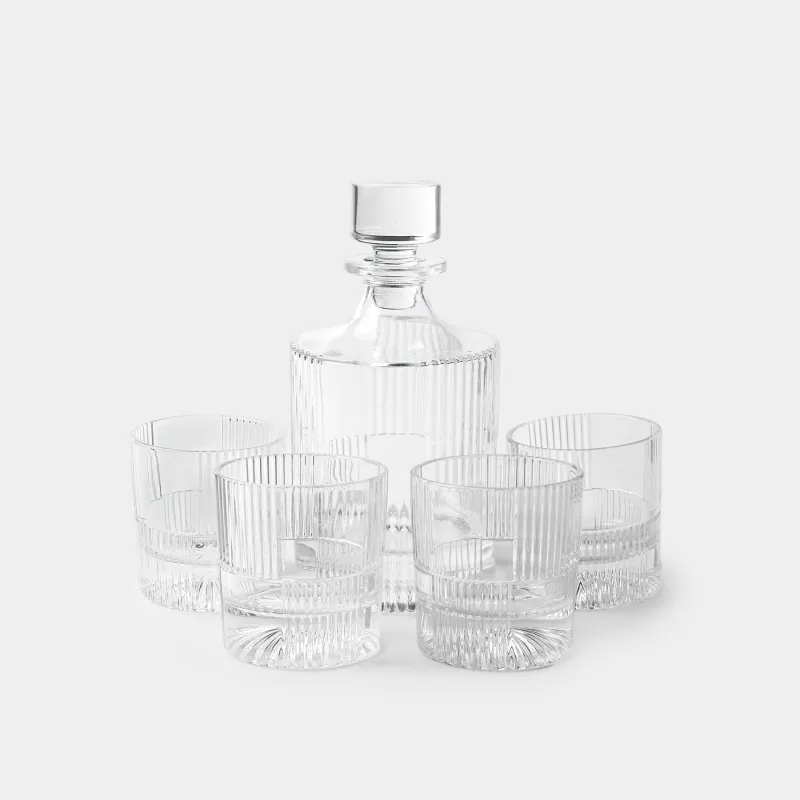 Набор для виски, 5 предметов, графин/стаканы, Ribby