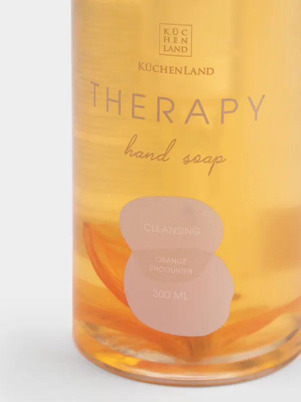 Мыло жидкое для рук, 300 мл, с цветком, Orange encounter, Therapy, image-2