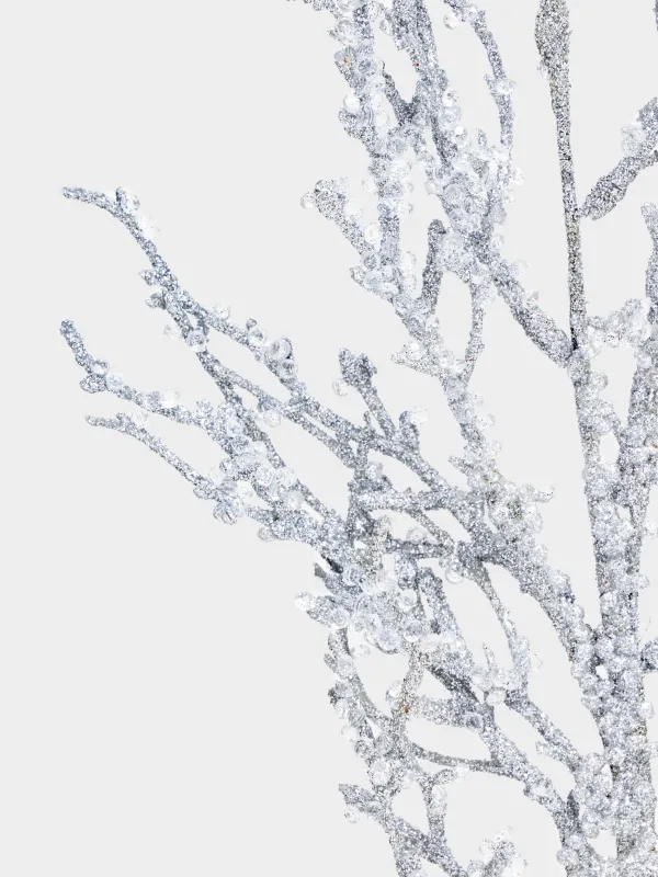 Ветка декоративная, 55 см, акрил/пластик, Морозная ветка, Crystal decor, image-2