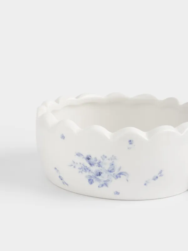 Пиала, 12х5 см, 350 мл, фарфор P, бело-золотистая, Кролик, Tradition Easter, image-2