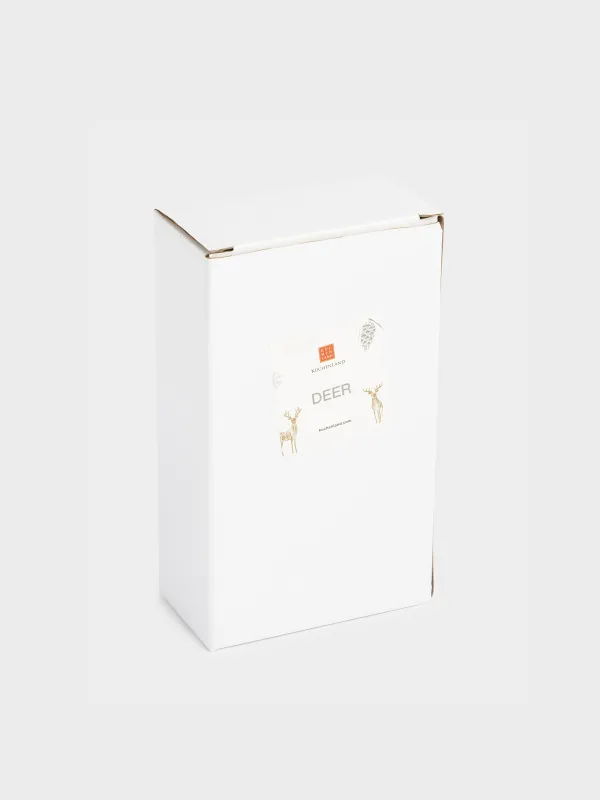 Держатель для украшений, 14 см, фарфор P, золотистый, Олень, Deer gold, image-4