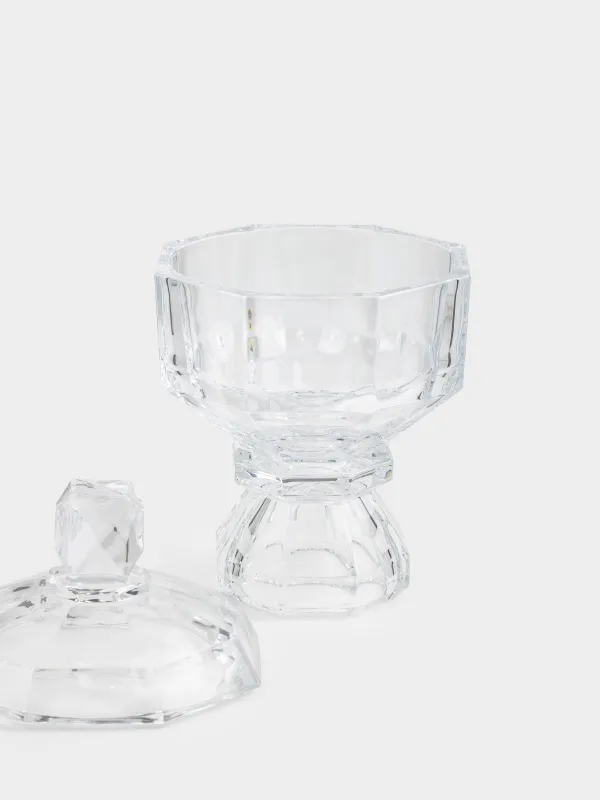 Конфетница, 17х27 см, с крышкой, Грани, Terlano, image-1