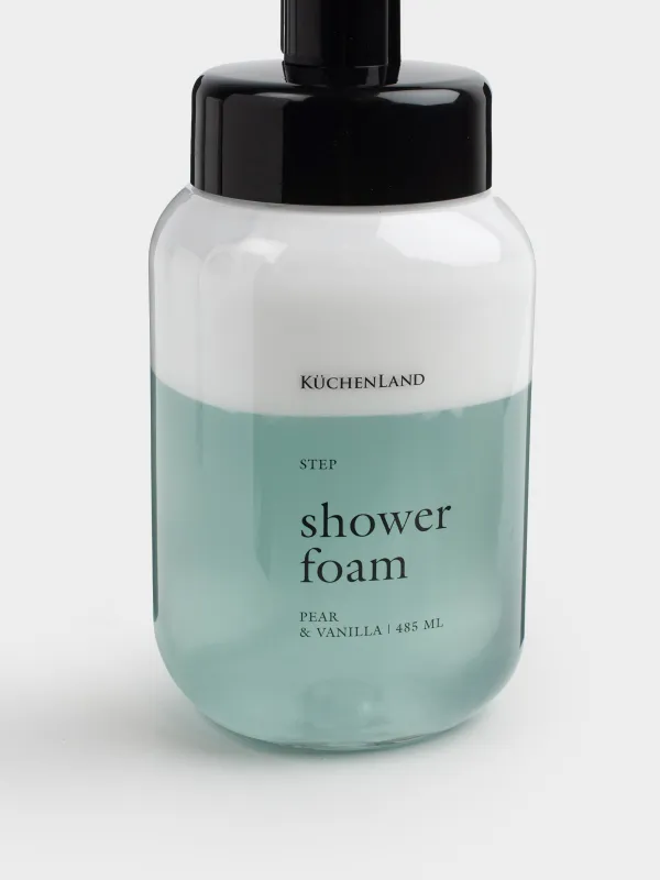 Гель-пенка для душа, 485 мл, увлажняющий, Груша/Ваниль, Step, image-3